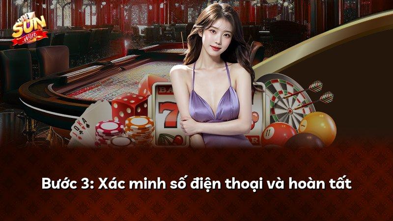 Bước 3: Xác minh số điện thoại và hoàn tất