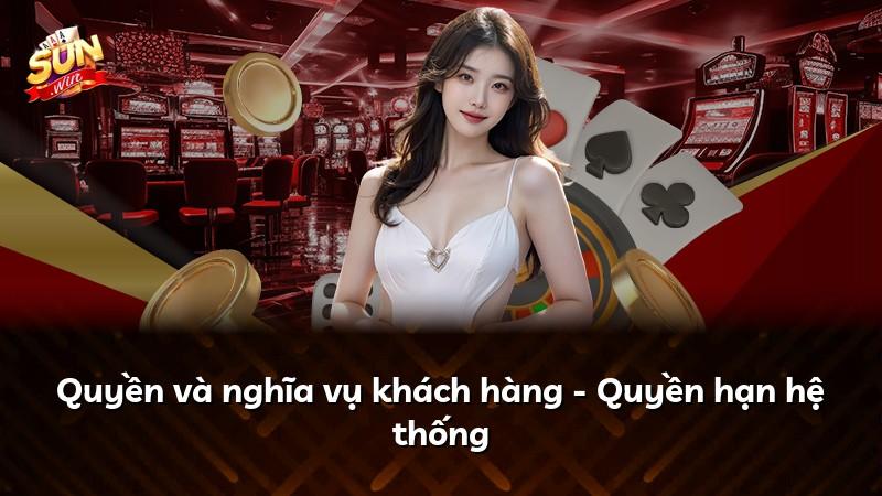 Quyền và nghĩa vụ khách hàng - Quyền hạn hệ thống
