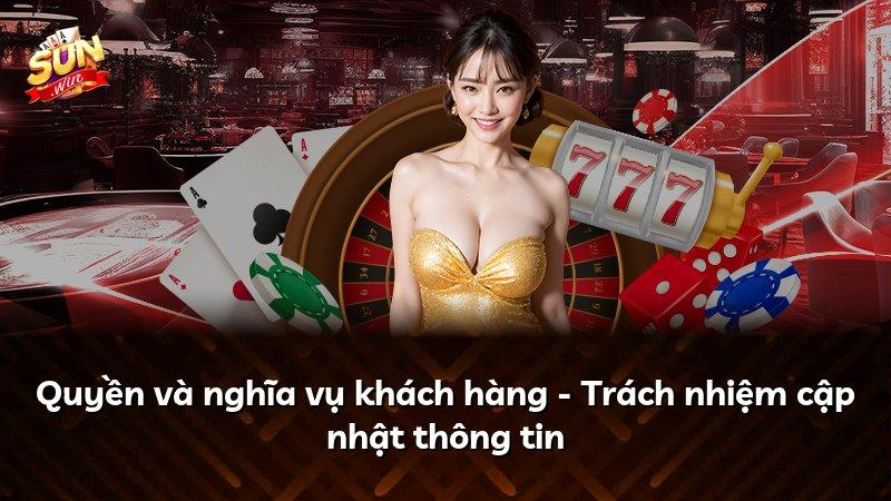 Quyền và nghĩa vụ khách hàng - Trách nhiệm cập nhật thông tin